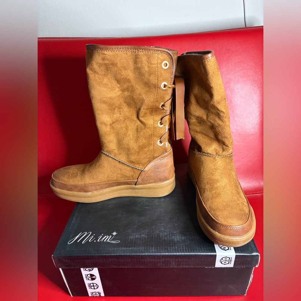 Mi.iM Warm lined Boots 7.5 NIB with Defects